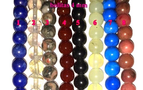 BOLITAS DE PIEDRA 4 MM