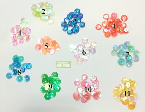 LENTEJUELAS TORNASOL N� 8